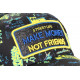 Casquette Make Money Not Friends Noire et Jaune Strass Streetwear Baseball CASQUETTES SKR