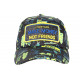 Casquette Make Money Not Friends Noire et Jaune Strass Streetwear Baseball CASQUETTES SKR