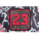 Casquette 23 Noire et Rouge Print Streetwear Strass Classe Baseball CASQUETTES SKR