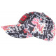 Casquette 23 Noire et Rouge Print Streetwear Strass Classe Baseball CASQUETTES SKR