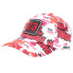 Casquette 23 Rouge et Blanche Print Streetwear Strass Classe Baseball CASQUETTES SKR