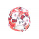 Casquette 23 Rouge et Blanche Print Streetwear Strass Classe Baseball CASQUETTES SKR