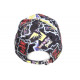 Casquette 23 Noire et Jaune Print Streetwear Strass Fashion Baseball CASQUETTES SKR