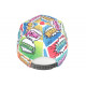 Casquette NY Orange et Verte Cartoons Fashion Baseball Bang Boum ANCIENNES COLLECTIONS divers