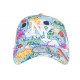 Casquette NY Bleue et Jaune Graphisme Pop Art Baseball Bang Boom ANCIENNES COLLECTIONS divers