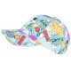 Casquette NY Bleue et Jaune Graphisme Pop Art Baseball Bang Boom ANCIENNES COLLECTIONS divers