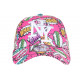 Casquette NY Rose Fuchsia Pop Art Print Cartoons Baseball What Boom CASQUETTES Hip Hop Honour