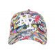 Casquette NY Noire et Rouge Pop Art Cartoons Baseball Bam Boom ANCIENNES COLLECTIONS divers