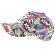 Casquette NY Noire et Rouge Pop Art Cartoons Baseball Bam Boom ANCIENNES COLLECTIONS divers