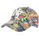 Casquette Enfant NY Bleue et Jaune Dessins Animes Pop Baseball Boum de 7 à 11 ans Casquette Enfant Hip Hop Honour