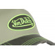 Casquette Von Dutch Vert Fluo Tendance Filet Noir Baseball Summer CASQUETTES VON DUTCH