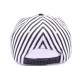 Snapback JBB couture Rayée blanche et noire ANCIENNES COLLECTIONS divers