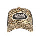 Casquette Von Dutch Leopard Beige et Noire Fashion Trucker Baseball CASQUETTES VON DUTCH