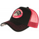 Casquette Von Dutch Rouge et Noire Cat California Baseball Trucker CASQUETTES VON DUTCH