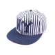 Snapback JBB couture Rayée Bleu et blanc ANCIENNES COLLECTIONS divers