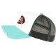 Casquette Von Dutch Bleu et Rose Fashion Filet Noir Baseball Summer CASQUETTES VON DUTCH