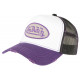 Casquette Von Dutch Violette et Blanche Fashion Trucker Noir Baseball Summer CASQUETTES VON DUTCH