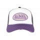 Casquette Von Dutch Violette et Blanche Fashion Trucker Noir Baseball Summer CASQUETTES VON DUTCH