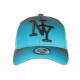 Casquette NY Bleue et Noire Originale Fashion Baseball Renbo CASQUETTES Hip Hop Honour