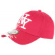 Casquette NY Rouge Tags Blancs City Tendance Baseball Noryk CASQUETTES Hip Hop Honour