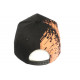 Casquette NY Orange Tags Noirs City Tendance Baseball Noryk CASQUETTES Hip Hop Honour