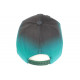 Casquette Enfant Turquoise et Noire Originale Baseball Tendance Renbo de 7 a 11 ans Casquette Enfant Hip Hop Honour