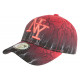 Casquette NY Rouge et Noire Originale Baseball Fashion Eclyr CASQUETTES Hip Hop Honour