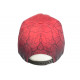 Casquette Enfant Rouge et Noire Eclyr Fashion NY Baseball de 7 à 12 ans Casquette Enfant Hip Hop Honour