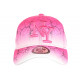 Casquette Enfant Rose Fluo et Blanche Eclyr Fashion NY Baseball de 7a 12 ans ANCIENNES COLLECTIONS divers