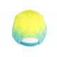 Casquette Enfant Bleue et Jaune Fluo Eclyr Fashion NY Baseball de 7a 12 ans Casquette Enfant Hip Hop Honour