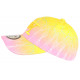 Casquette Enfant Jaune et Rose Fantaisie Eclyr NY Baseball de 7a 12 ans ANCIENNES COLLECTIONS divers