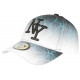 Casquette Enfant Blanche et Noire Originale Eclyr NY Baseball de 7a 12 ans Casquette Enfant Hip Hop Honour