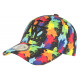 Casquette NY Noire et Rouge Patchwork Pop Art Baseball Arlyq CASQUETTES Hip Hop Honour