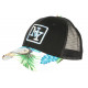 Casquette Trucker NY Bleue et Noire Tropicale Filet Baseball Hawaii CASQUETTES Hip Hop Honour