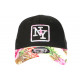 Casquette Trucker NY Rose et Noire Tropicale Filet Baseball Hawaii ANCIENNES COLLECTIONS divers