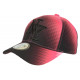 Casquette NY Rouge et Noire Graphisme Seventies Original Baseball Heptys CASQUETTES Hip Hop Honour