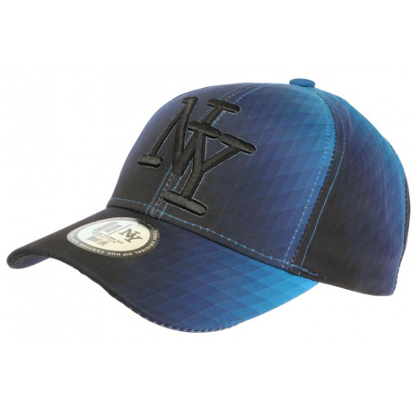 Casquette Enfant Bleue et Noire Mode Originale 70s Baseball Heptis de 7 a 11 ans Casquette Enfant Hip Hop Honour