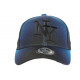 Casquette Enfant Bleue et Noire Mode Originale 70s Baseball Heptis de 7 a 11 ans Casquette Enfant Hip Hop Honour