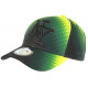 Casquette Enfant Jaune et Verte Style Original 70s Baseball Heptis de 7 a 11 ans Casquette Enfant Hip Hop Honour