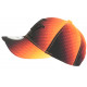 Casquette Enfant Orange et Noire Design Original 70s Baseball Heptis de 7 a 11 ans Casquette Enfant Hip Hop Honour