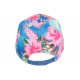 Casquette NY Bleu Ciel Fleurs Roses Tropicales Tendance Baseball Hawai ANCIENNES COLLECTIONS divers