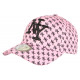 Casquette Enfant Rose et Noire Streetwear Fashion NY Baseball Avenue 7 a 11 ans Casquette Enfant Hip Hop Honour