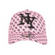 Casquette NY Rose et Noire Print New York Fashion Baseball Avenue ANCIENNES COLLECTIONS divers