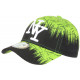 Casquette Enfant Verte et Noire Mode Urban Jungle NY Baseball de 7a 12 ans ANCIENNES COLLECTIONS divers