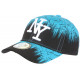 Casquette NY Bleue et Noire Bad Jungle Streetwear Tendance Baseball ANCIENNES COLLECTIONS divers