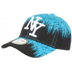 Casquette NY Bleue et Noire Bad Jungle Streetwear Tendance Baseball ANCIENNES COLLECTIONS divers