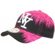 Casquette NY Rose et Noire Bad Jungle Look Streetwear Fashion Baseball ANCIENNES COLLECTIONS divers