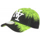 Casquette NY Verte et Noire Bad Jungle Graphisme Streetwear Fashion Baseball ANCIENNES COLLECTIONS divers