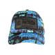 Casquette El Patron Bleue Colombia Print Streetwear Fashion Baseball Medellin CASQUETTES SKR