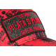 Casquette Plata o Plomo Rouge et Noire Strass Streetwear Colombia Baseball CASQUETTES SKR